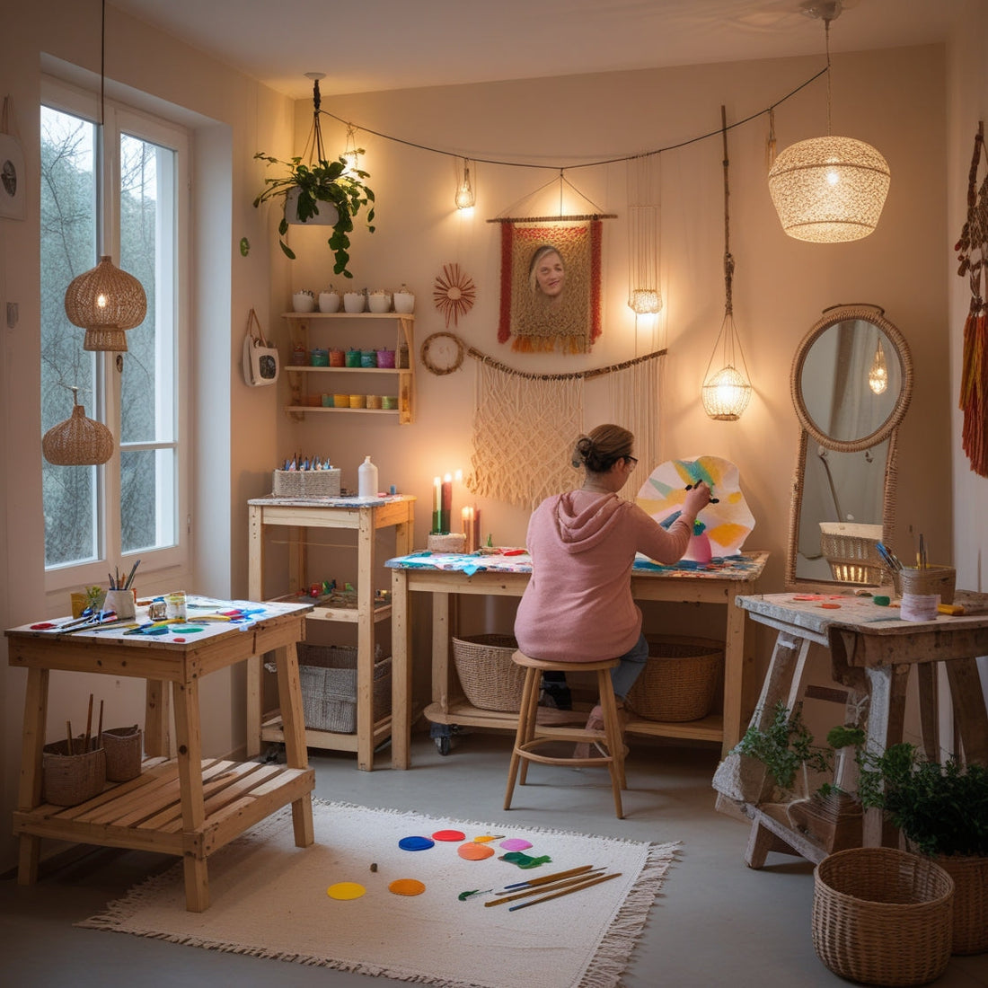 Plongez au cœur de la communauté DIY, récup' et projets créatifs : Organisez votre espace de travail pour une créativité débordante !