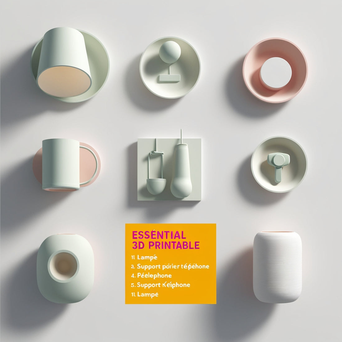 10 Objets Utiles pour la Maison à Imprimer en 3D