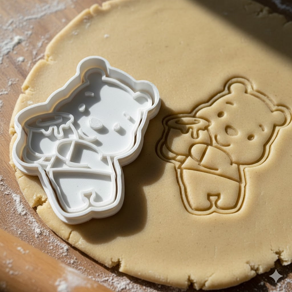 Emporte-Pièce Winnie l'Ourson Kawaii - Découpoir Pâtisserie Ourson Mignon