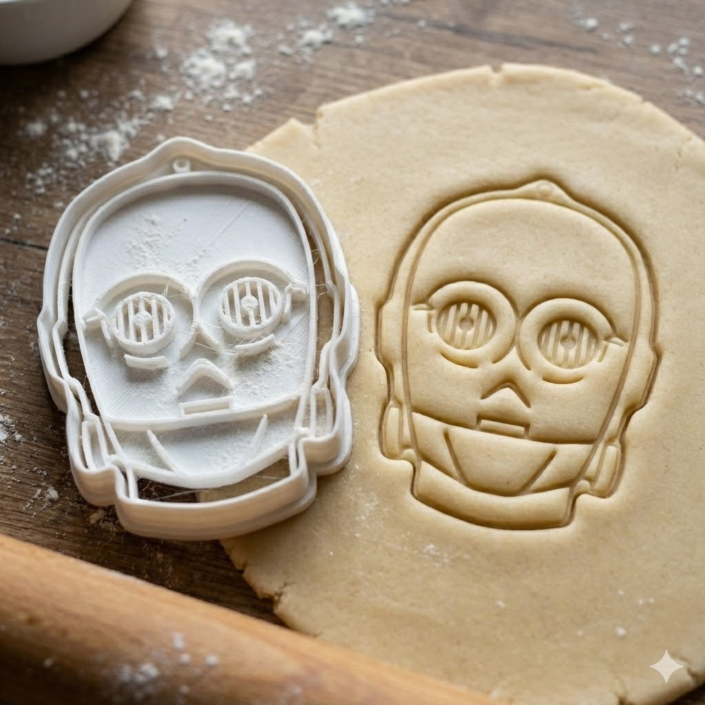 Emporte-pièce C-3PO Star Wars - Découpoir Biscuit Pâtisserie