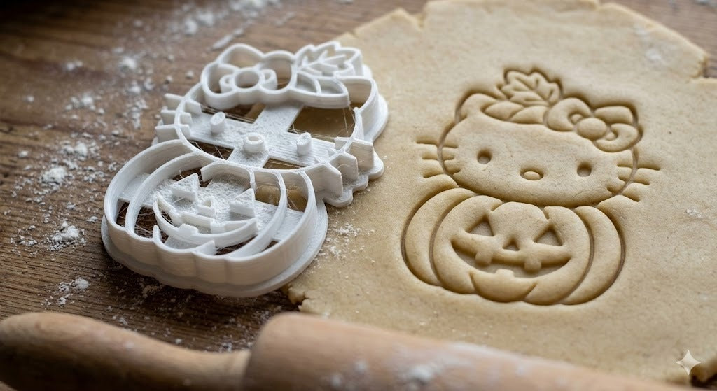 Emporte-pièce Hello Kitty Citrouille - Découpoir Kawaii Halloween