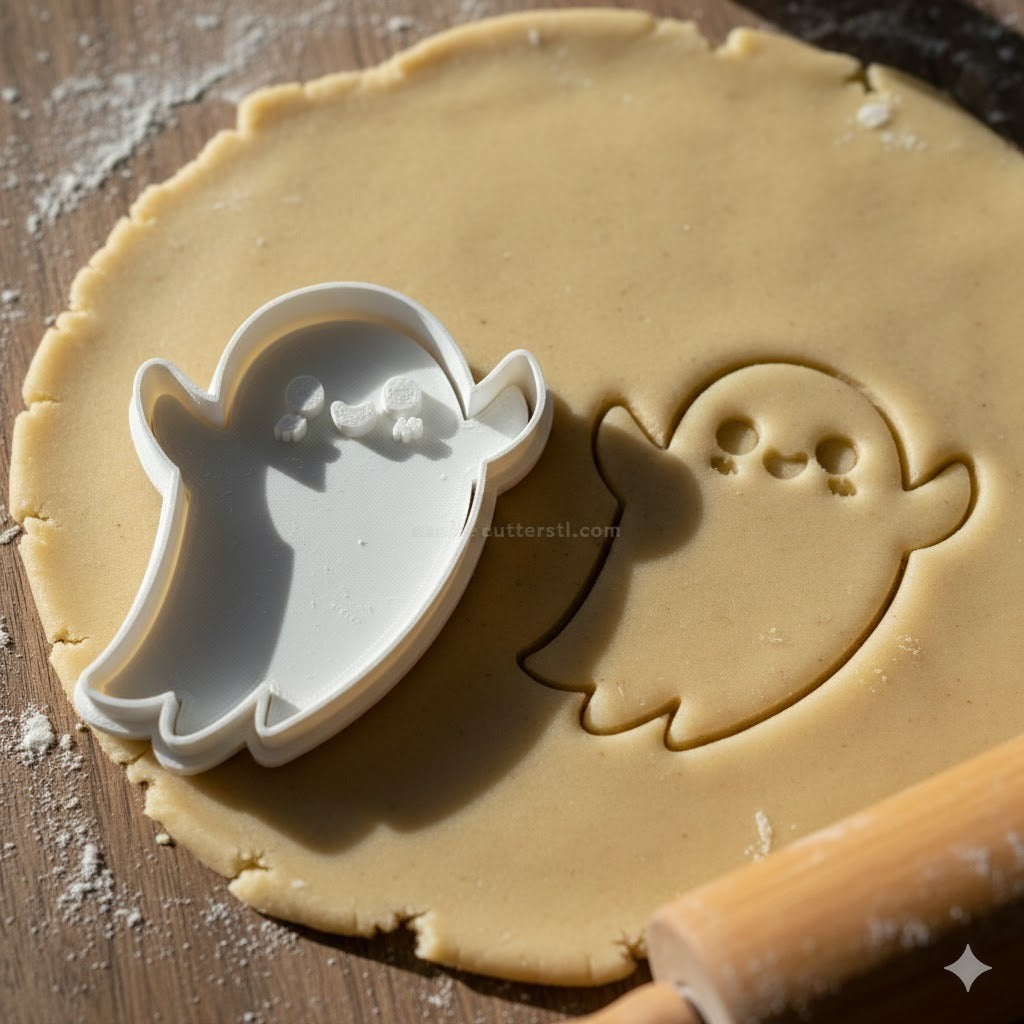 Emporte-pièce Fantôme Kawaii - Découpoir Biscuit Halloween