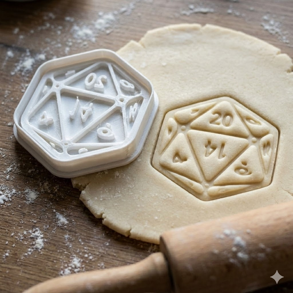 Emporte-pièce Dé à 20 Faces D20