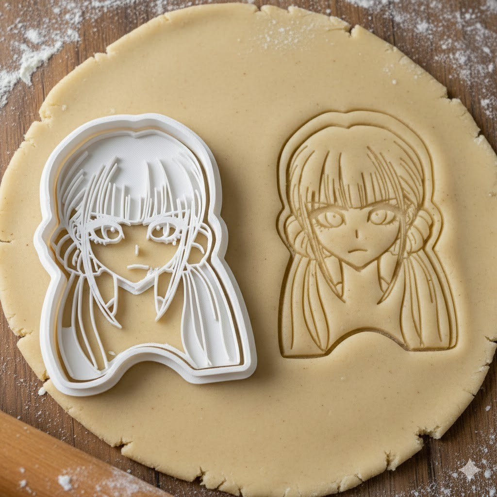 Emporte-pièce Maki Harukawa - Personnage Manga Kawaii pour Biscuits et Pâtisserie