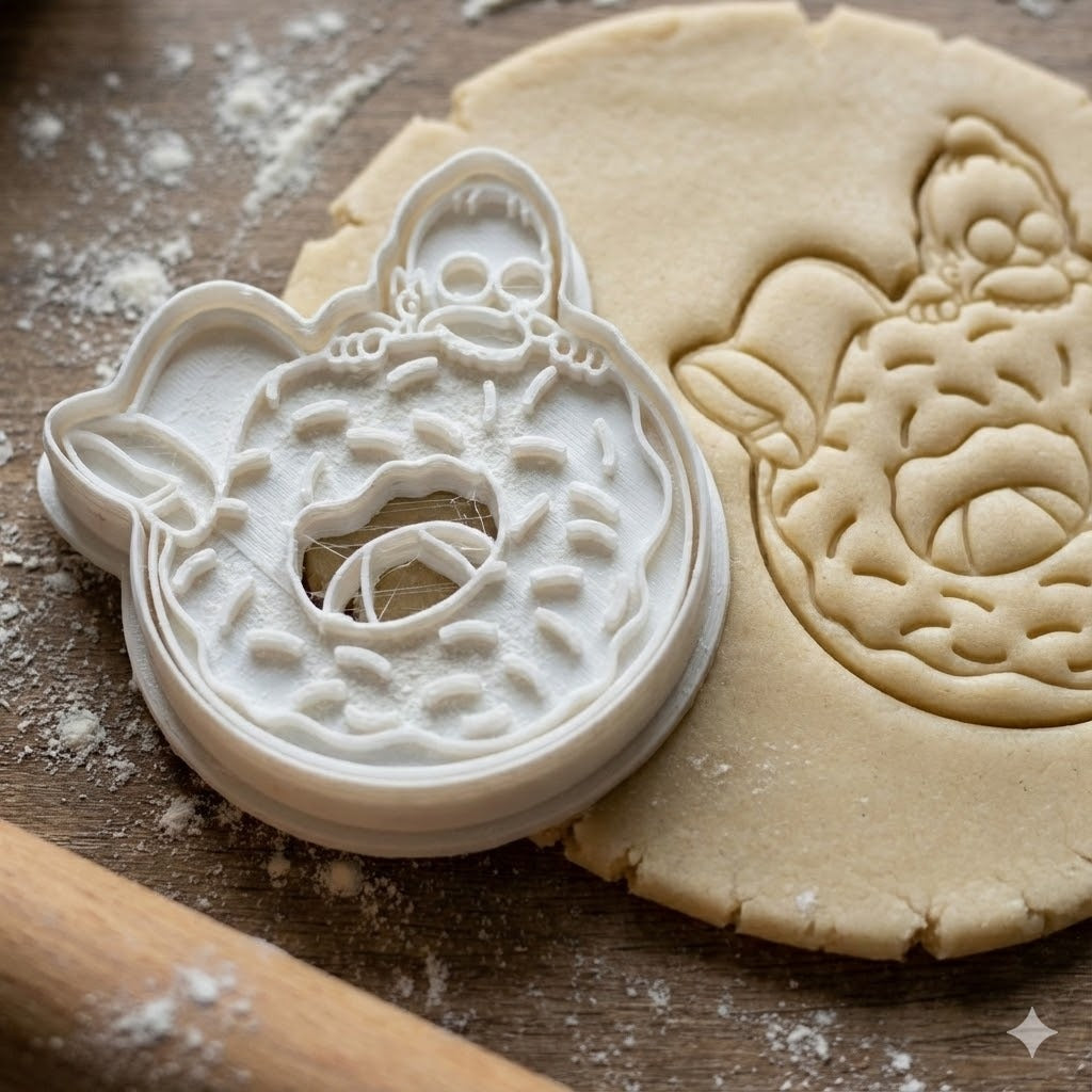 Emporte-pièce Homer Simpson Donut - Découpoir Pâtisserie Cookie Cutter