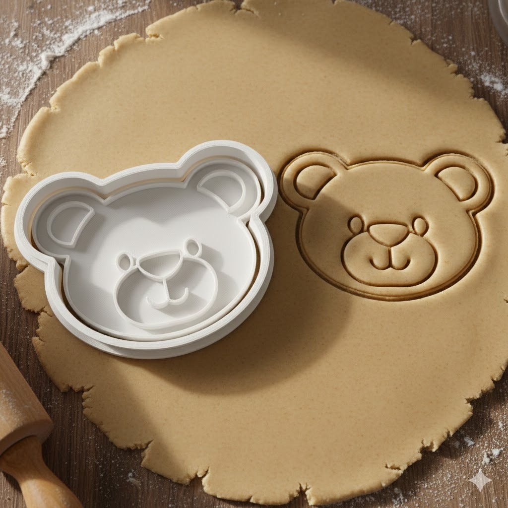 Emporte-Pièce Tête d'Ours Kawaii