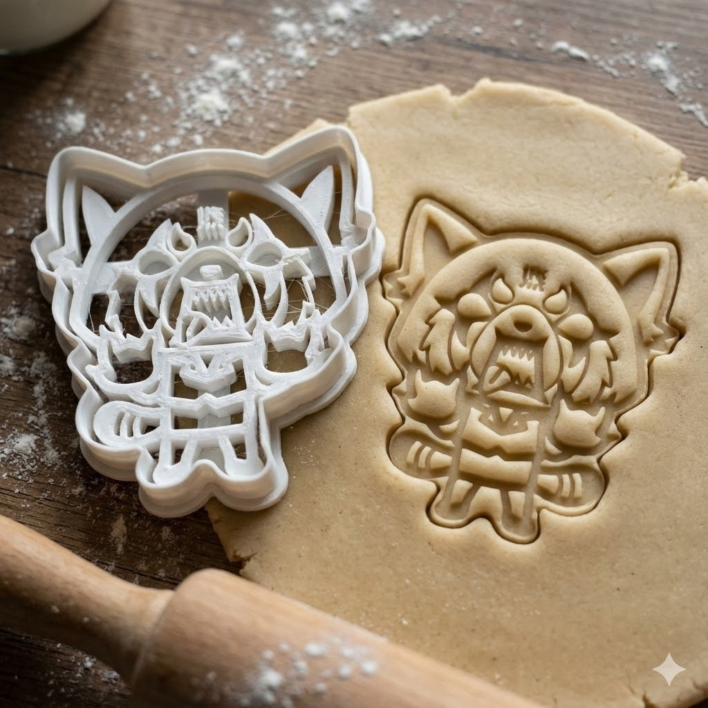 Emporte-pièce Aggretsuko en colère