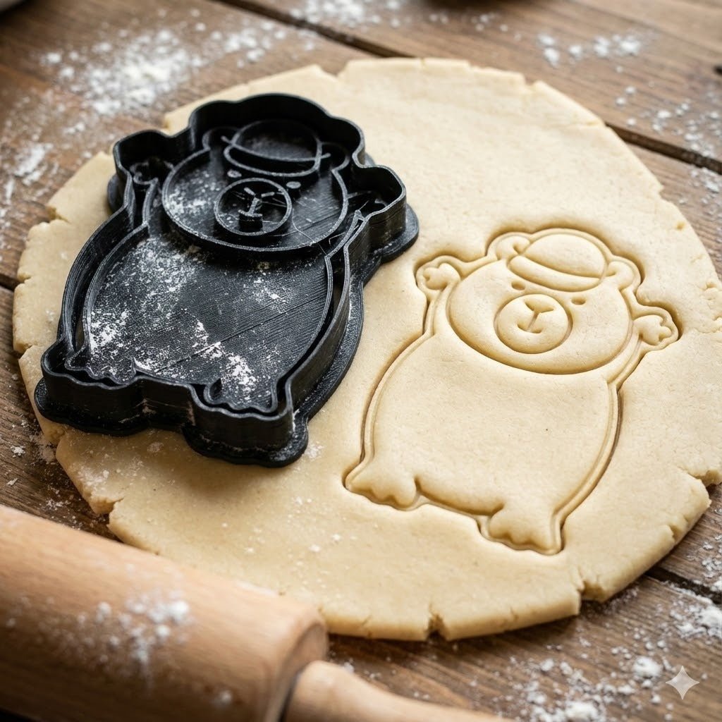 Emporte-pièce Capybara avec Chapeau