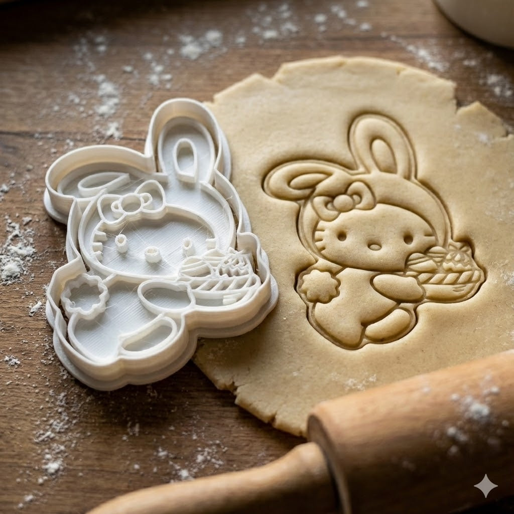 Emporte-pièce Hello Kitty Pâques