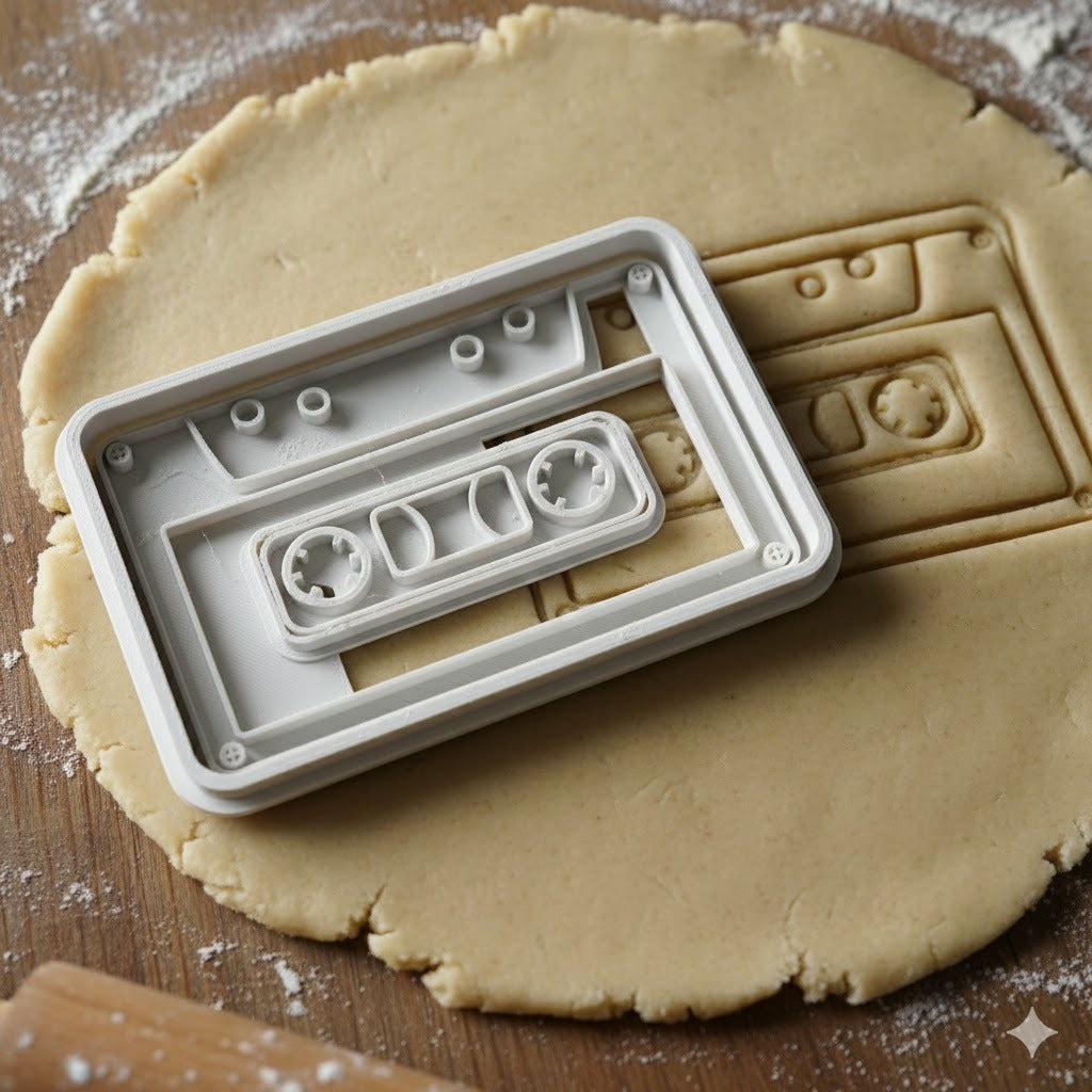 Emporte-Pièce Cassette Rétro