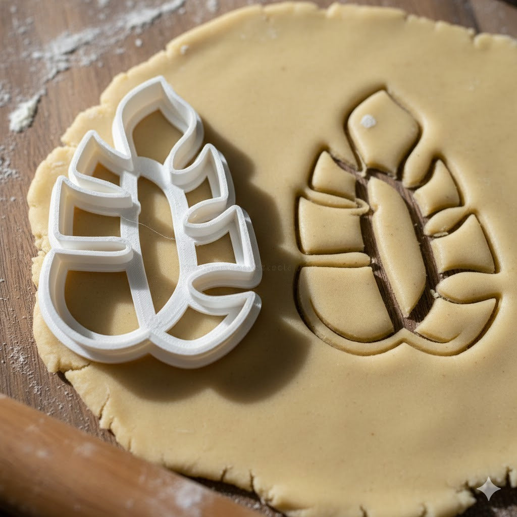 Emporte-pièce Feuille de Monstera - Découpoir Pâtisserie Tropical