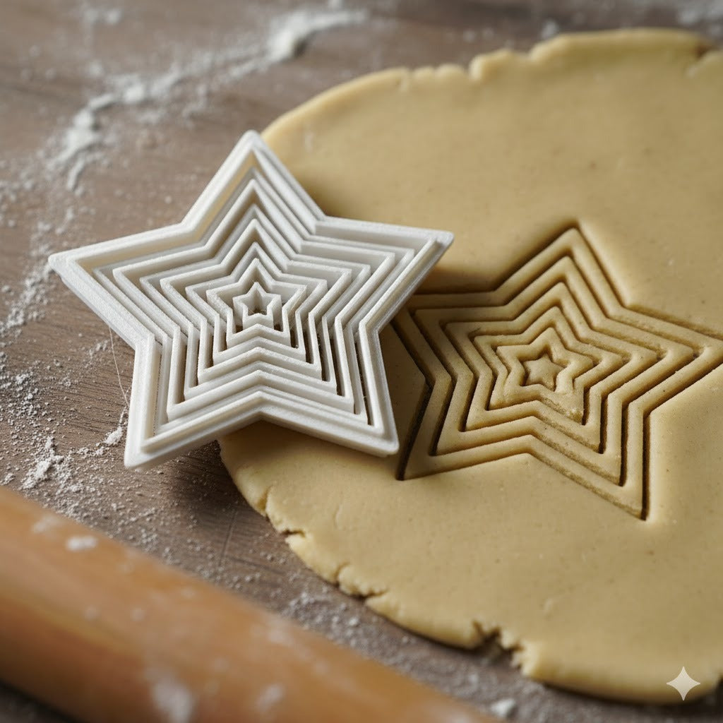 Emporte-pièce Étoile 5 Branches - Set de Découpoirs