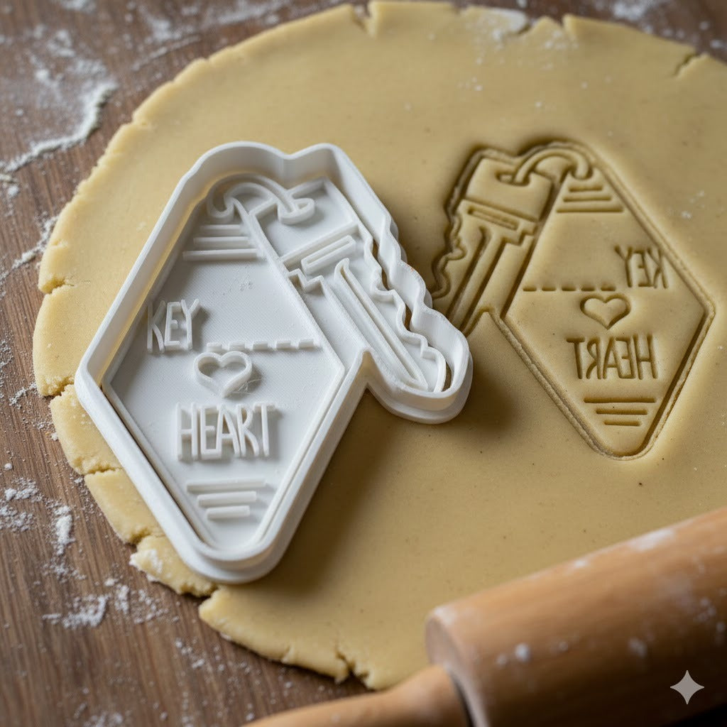 Emporte-pièce Clé Cœur - Key Heart