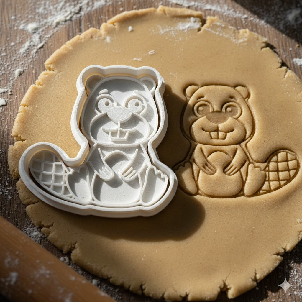 Emporte-pièce Castor - Découpoir Pâtisserie Animaux Forêt