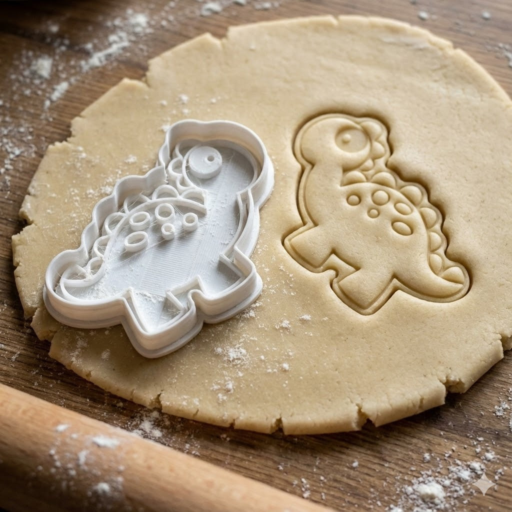 Emporte-Pièce Dinosaure Stégosaure - Découpoir Pâtisserie Kawaii