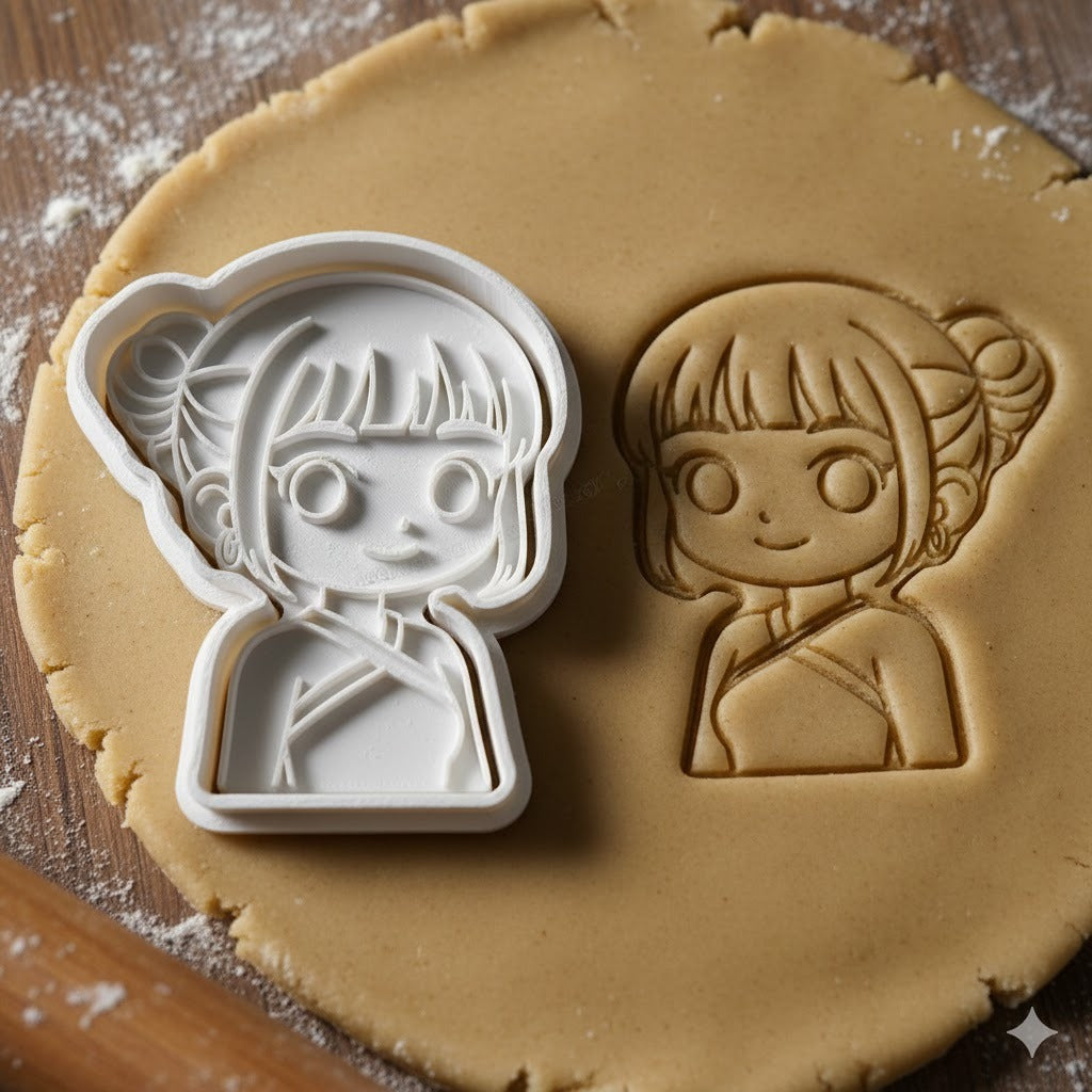 Emporte-Pièce Personnage Kawaii - Découpoir Pâtisserie Fille Manga