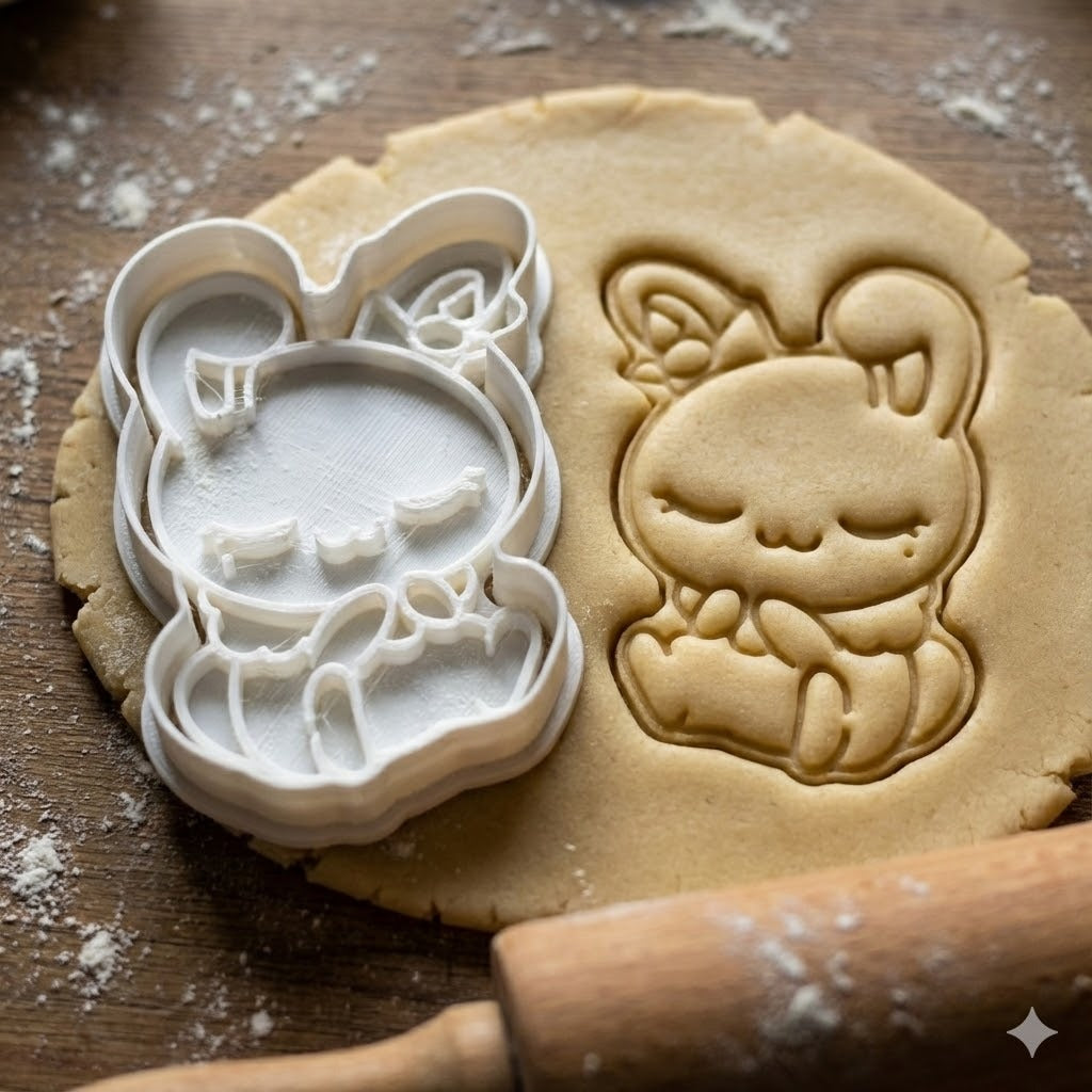 Emporte-pièce Momo Kawaii - Découpoir Lapin Mignon pour Biscuits et Pâtisserie
