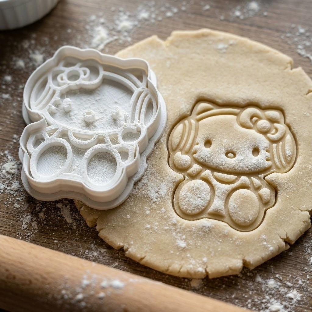 Emporte-pièce Hello Kitty avec Écouteurs