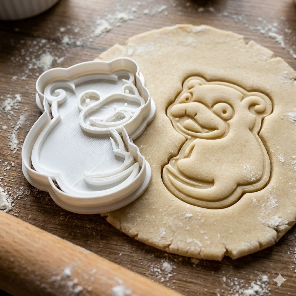 Emporte-Pièce Slowpoke - Découpoir Pokémon pour Biscuits et Pâtisserie
