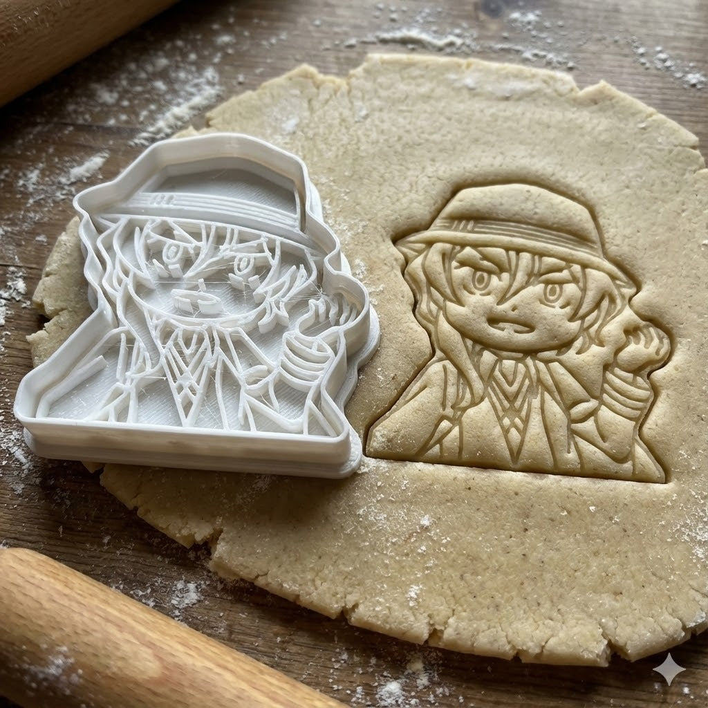 Emporte-pièce Chuuya Nakahara - Découpoir Manga Anime pour Biscuits et Pâtisserie