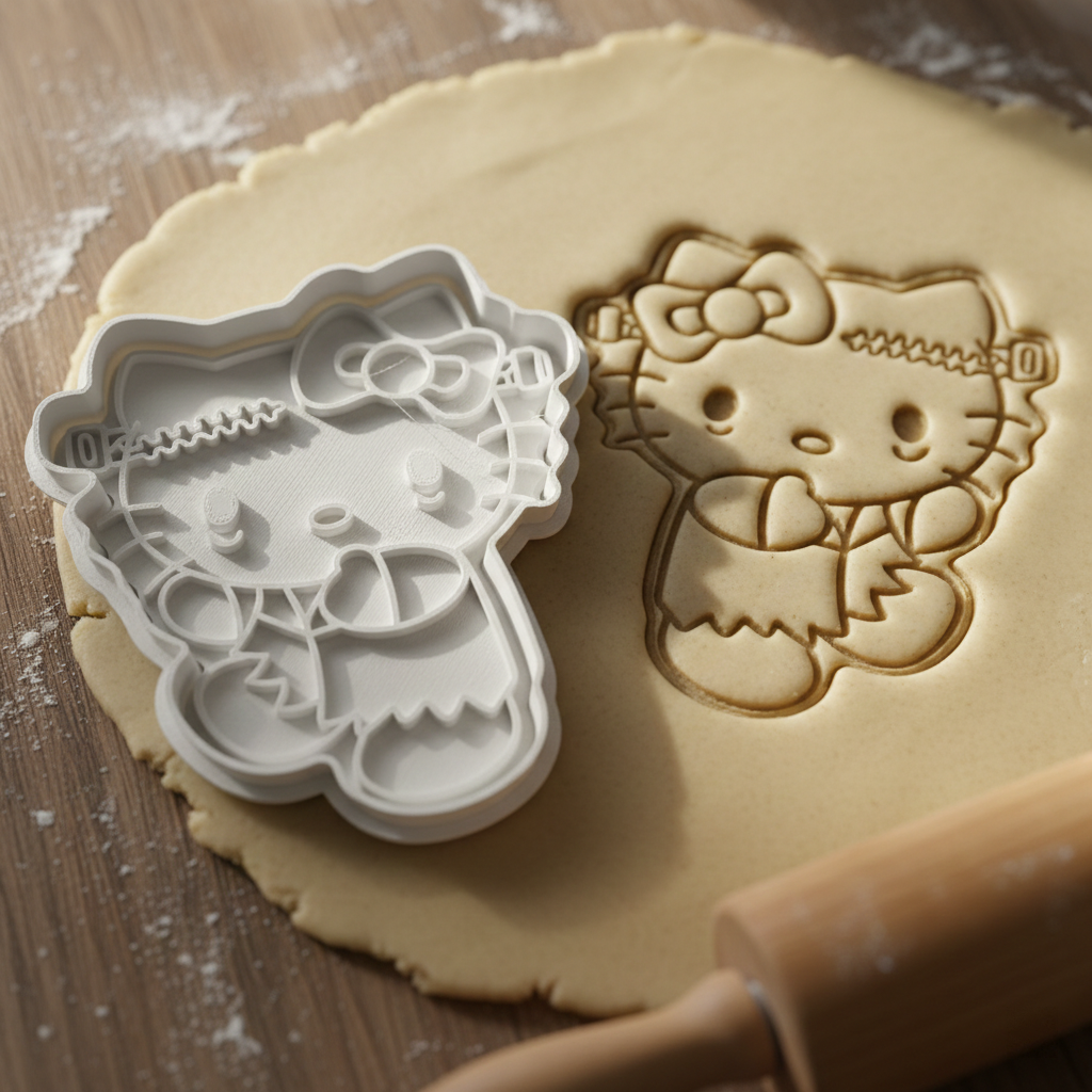 Emporte-pièce Hello Kitty Frankenstein - Découpoir Pâtisserie Premium