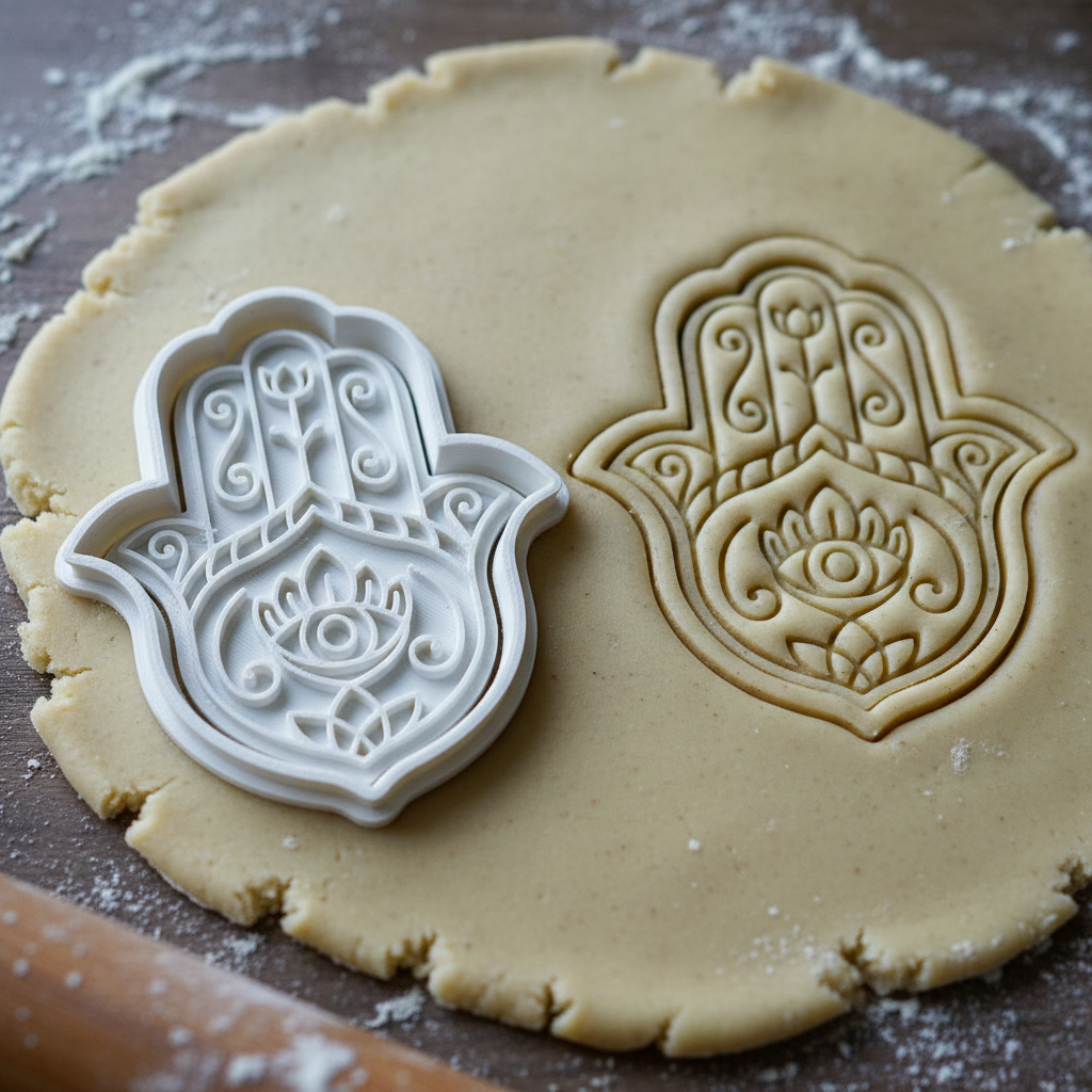 Emporte-pièce Hamsa Main de Fatma - Décoration Pâtisserie Orientale