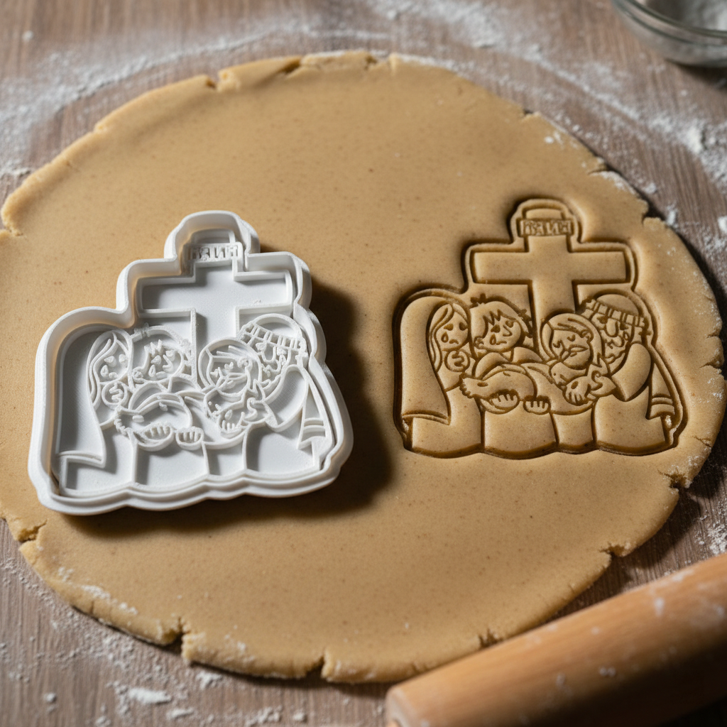 Emporte-Pièce Jésus Descendu de la Croix - Biscuit Religieux Pâques