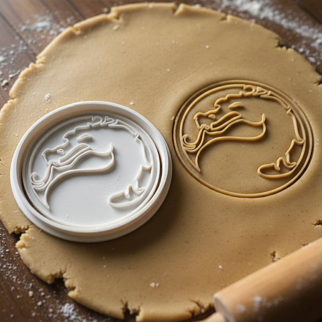 Emporte-pièce Mortal Kombat Logo - Découpoir Pâtisserie Premium