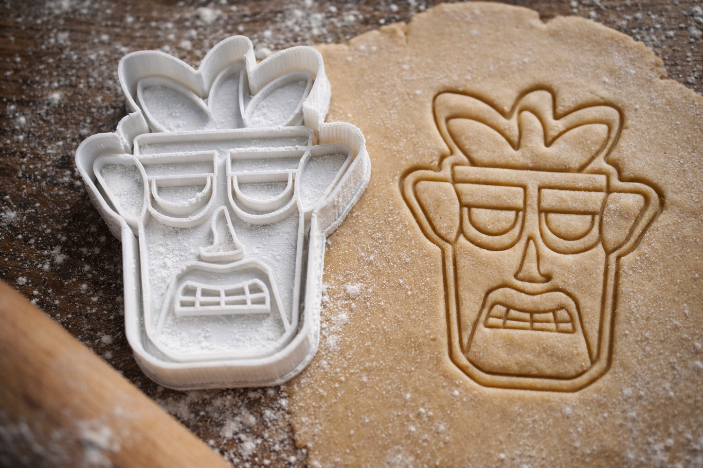 Emporte-pièce Aku Aku Crash Bandicoot - Découpoir à Biscuits