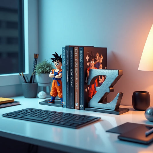 Organisez votre espace avec style grâce à nos serre-livres Dragon Ball Z