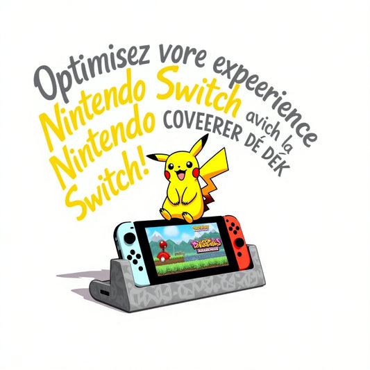 Personnalisez votre station de jeu Nintendo Switch et plongez au cœur de l'univers Pokémon