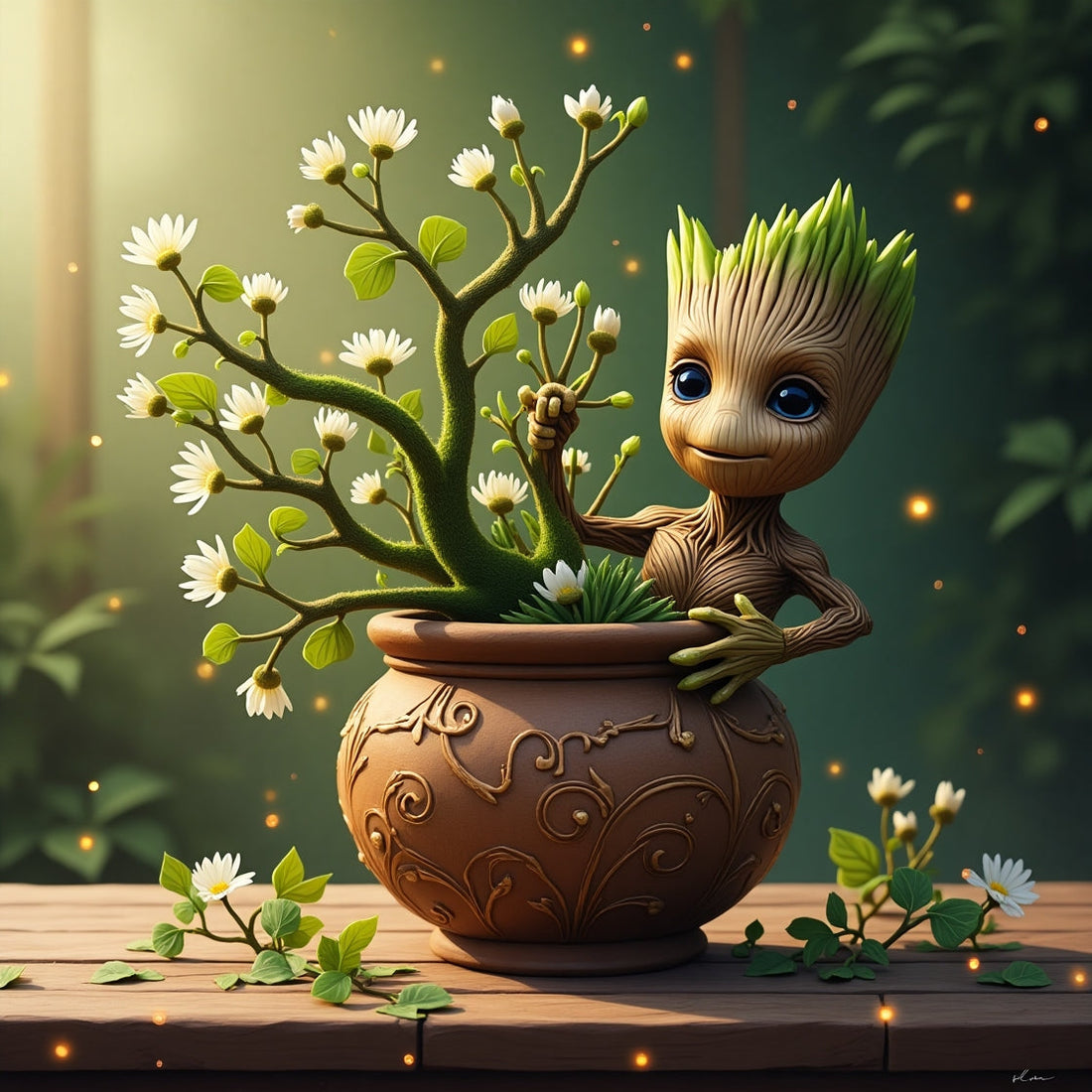 Pot de Fleur: Baby Groot - Une Touche de Magie pour Votre Intérieur