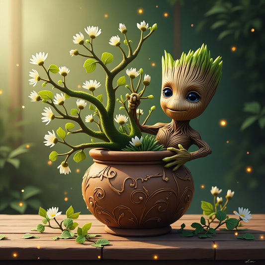 Pot de Fleur: Baby Groot - Une Touche de Magie pour Votre Intérieur