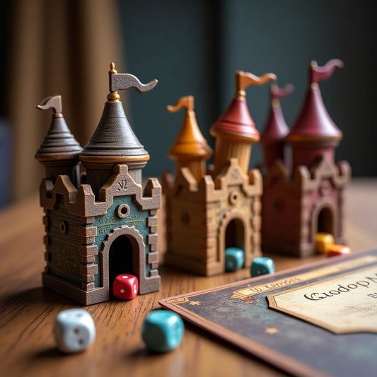 Blog francophone sur les jeux de société : Plongez au cœur de l'aventure avec nos tours à dés de château !