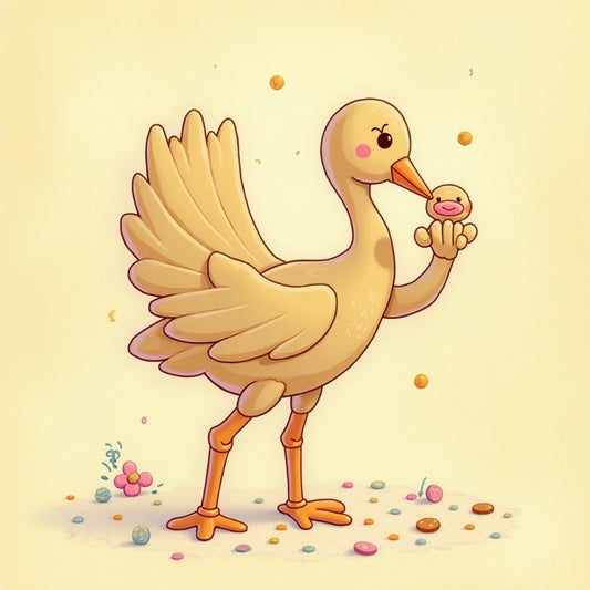Succombez au charme de l'emporte-pièce cigogne avec bébé