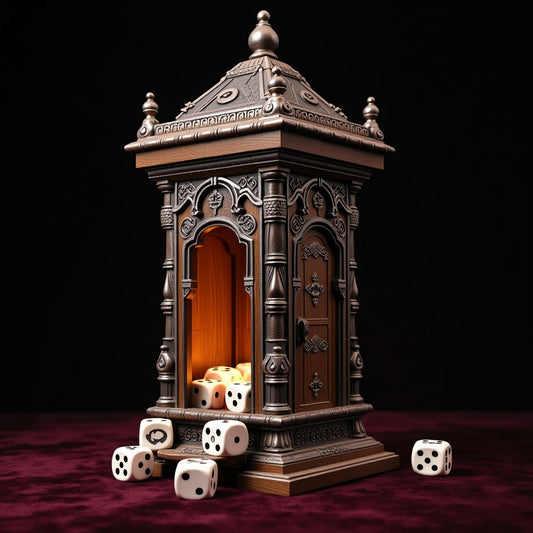 Plongez au cœur du jeu : La Tour de Dés Détaillée, un accessoire incontournable pour une expérience de jeu inégalée