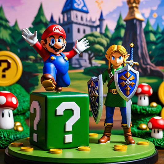Les figurines de vos héros préférés: un must-have pour les fans de jeux vidéo Mario et Zelda