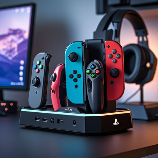 Le Dock Ultime pour Vos Manettes : Xbox, Switch et PlayStation Réunis !