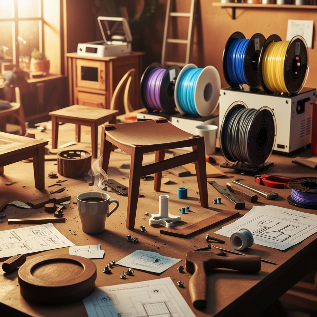 Réparez vos meubles et accessoires cassés avec une imprimante 3D