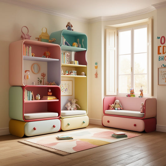 Étagères et supports personnalisés pour la chambre des enfants