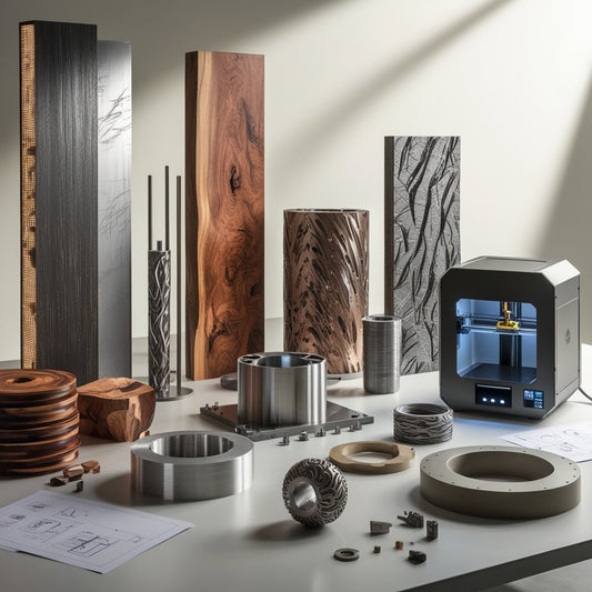Une exploration approfondie du bois, des métaux, des composites et des procédés d'impression 3D