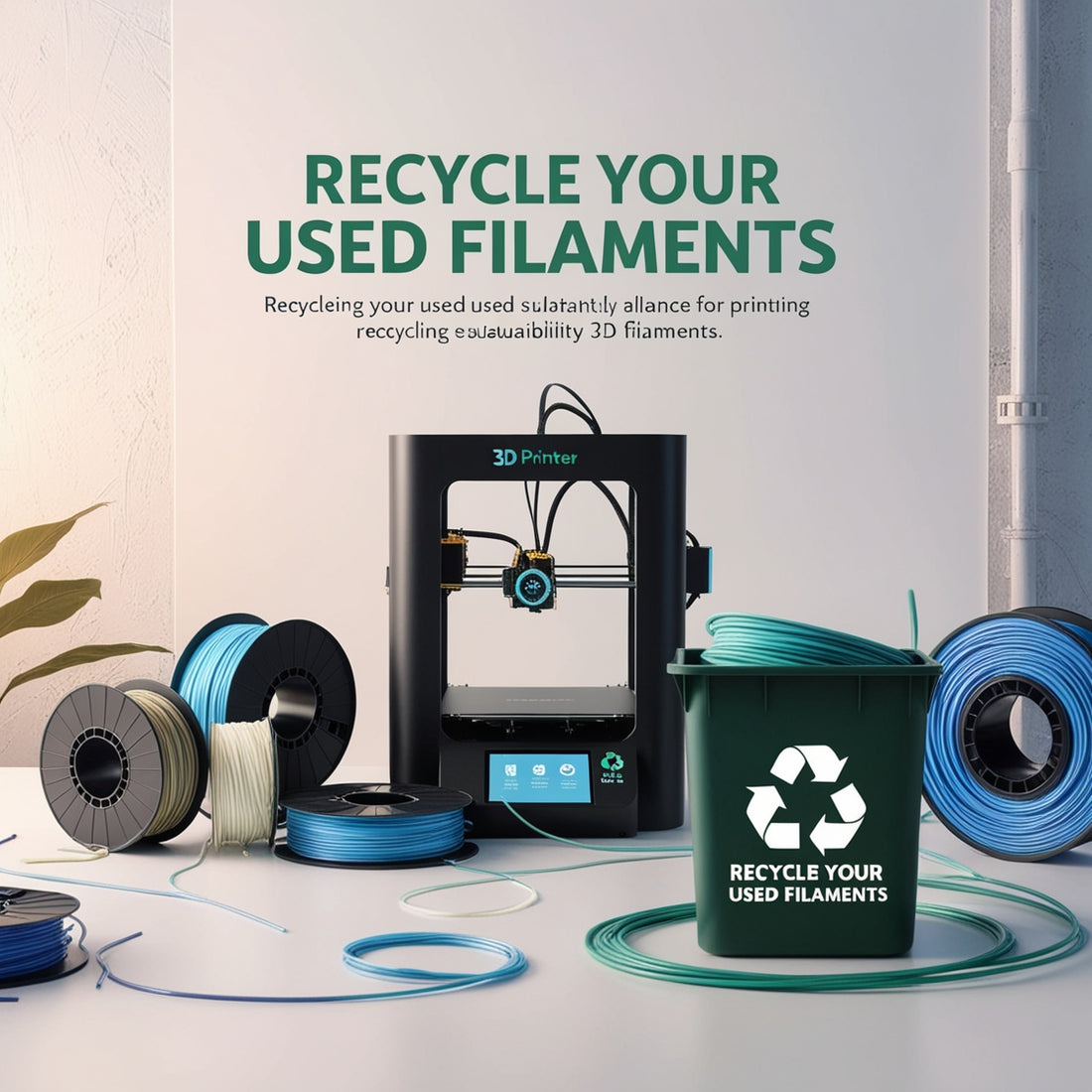 Recycler vos filaments usagés pour des impressions 3D plus responsables