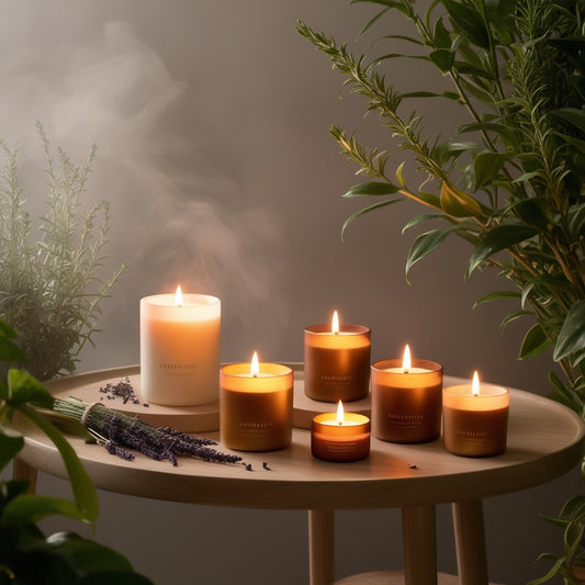 Bougies parfumées vers la méditation