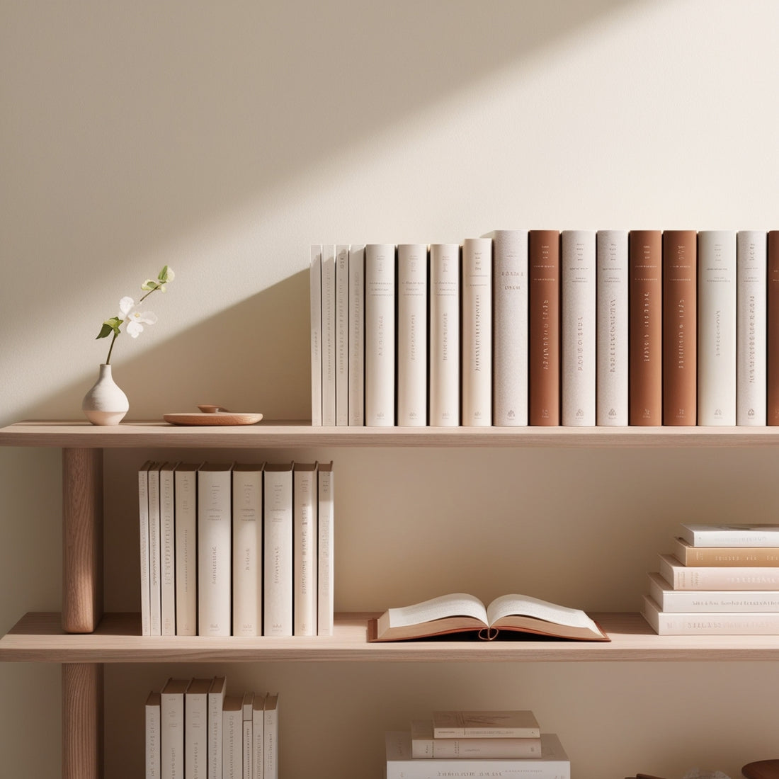 Organisez vos livres avec un style simple et minimaliste