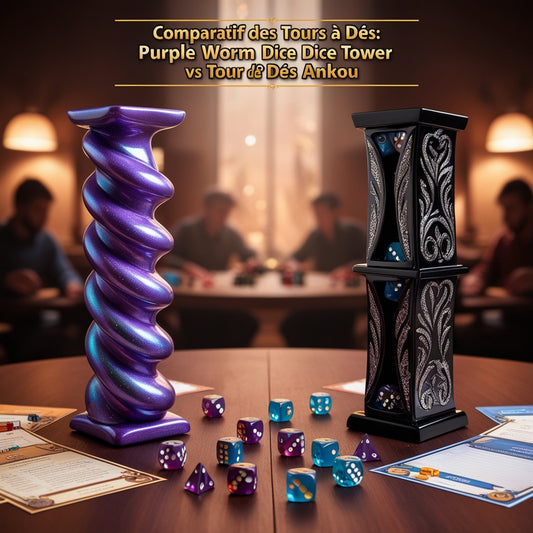 Comparatif des tours à dés: Purple Worm vs Ankou 