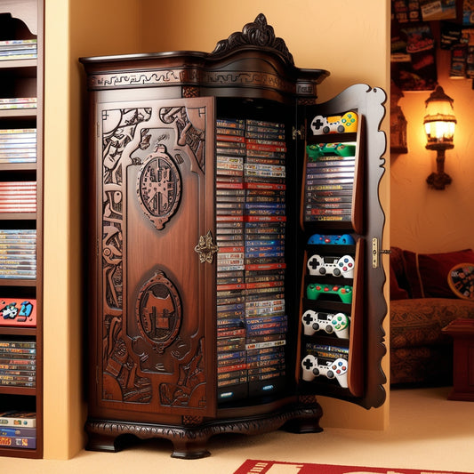 Le moyen le plus original de ranger vos jeux vidéo et manettes