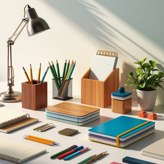 Organiseurs de bureau et de fournitures scolaires en 3D