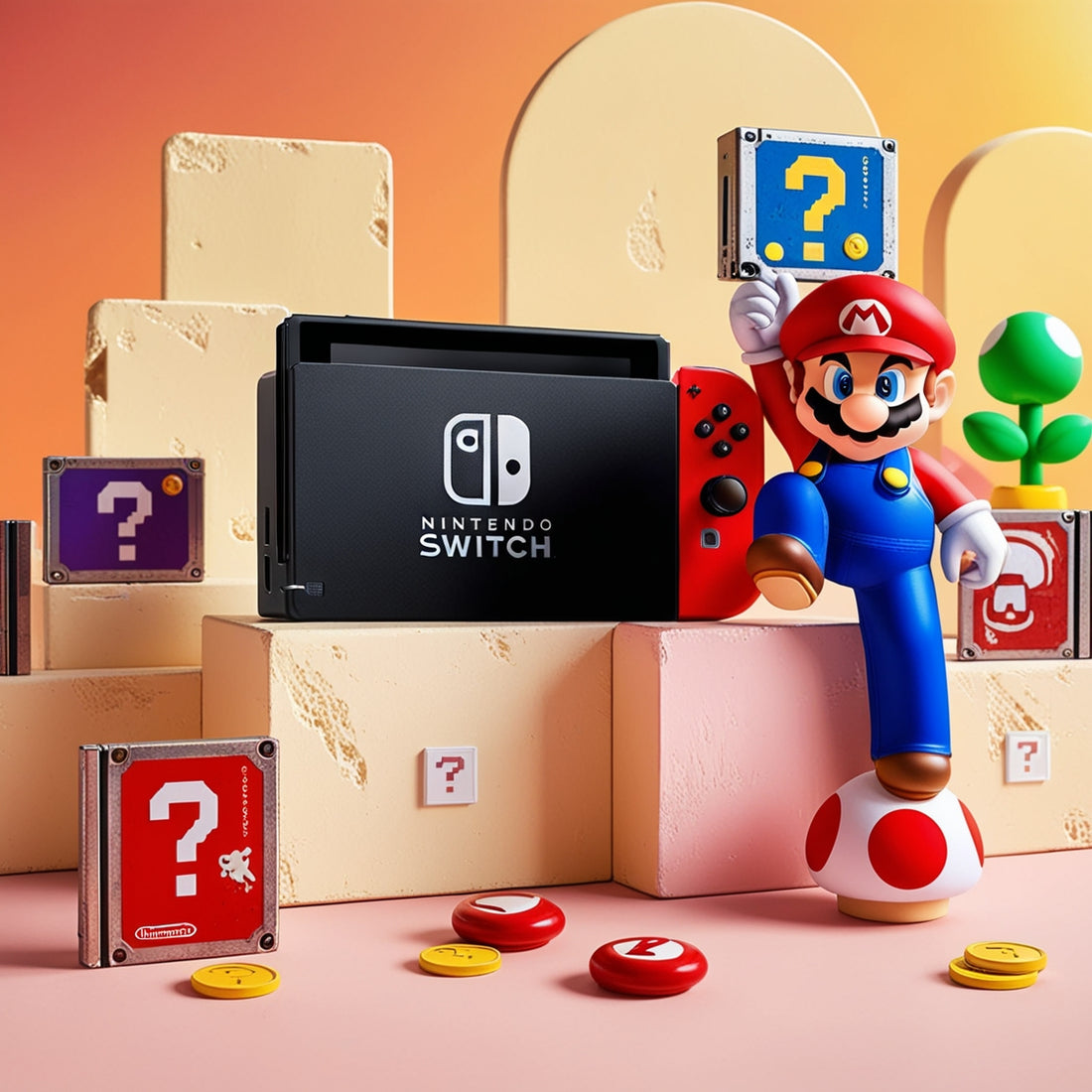 Plongez dans l’univers de Mario avec ces accessoires Nintendo Switch: un voyage nostalgique et stylé