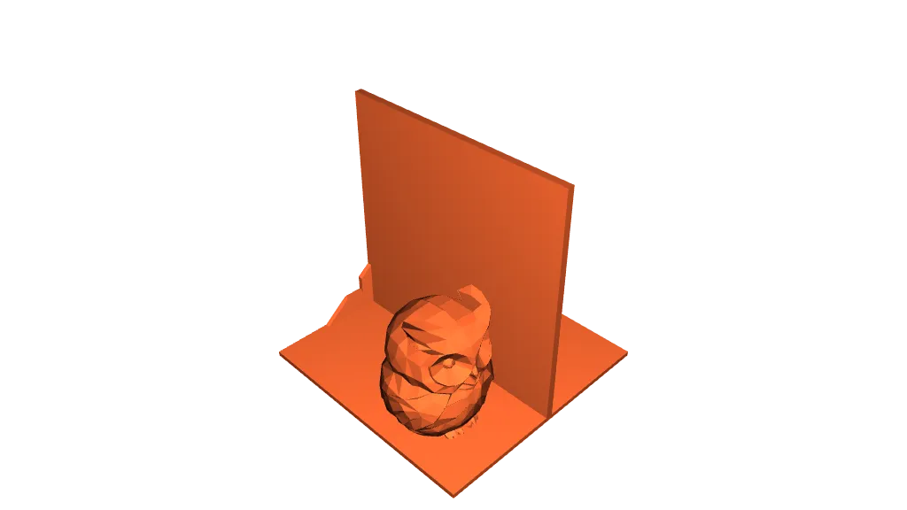 Serre-livres hibou multicolore Low Poly