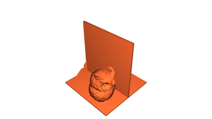 Serre-livres hibou multicolore Low Poly